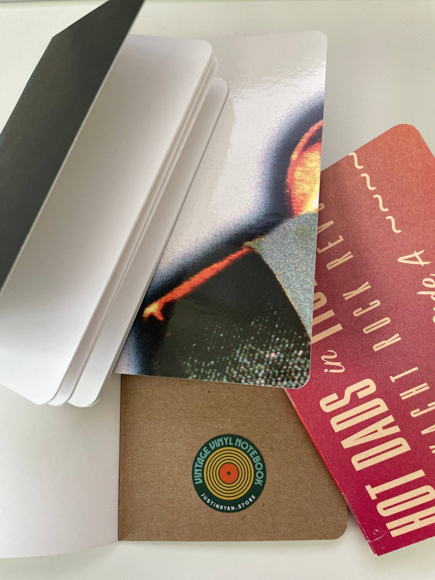 Vintage Vinyl Pocket Notebook - Vintage MC