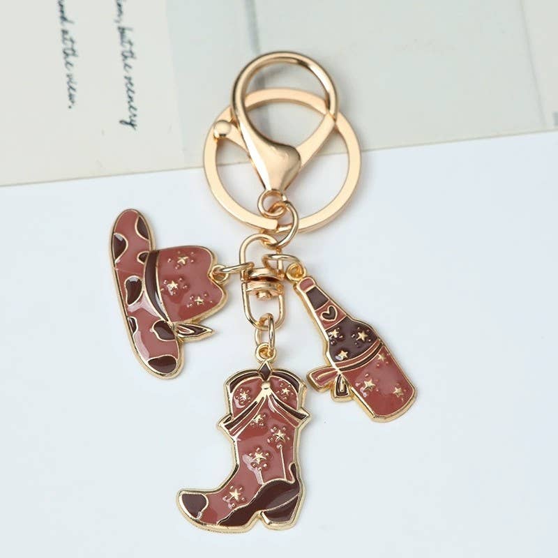 WESTERN BOOT BAG CHARM - Vintage MC