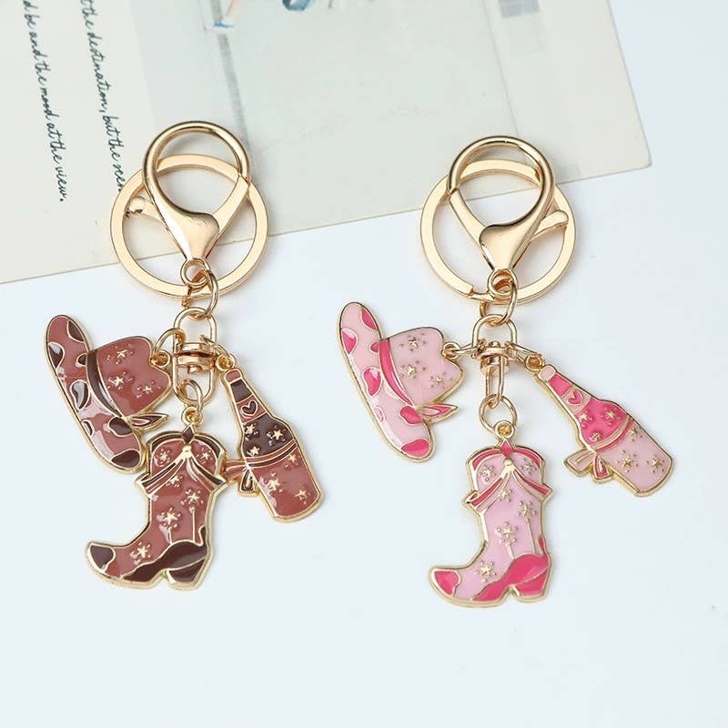 WESTERN BOOT BAG CHARM - Vintage MC