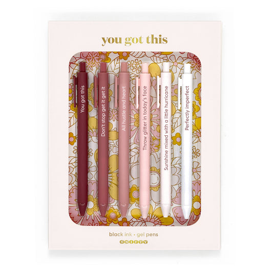 YOU GOT THIS - QUOTABLE GEL PEN SET - Vintage MC