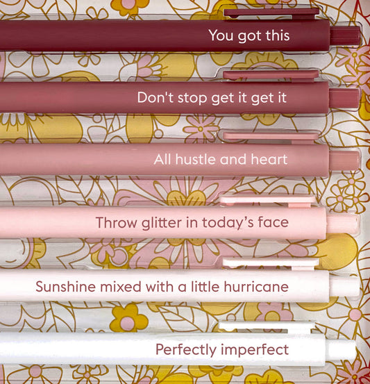 YOU GOT THIS - QUOTABLE GEL PEN SET - Vintage MC