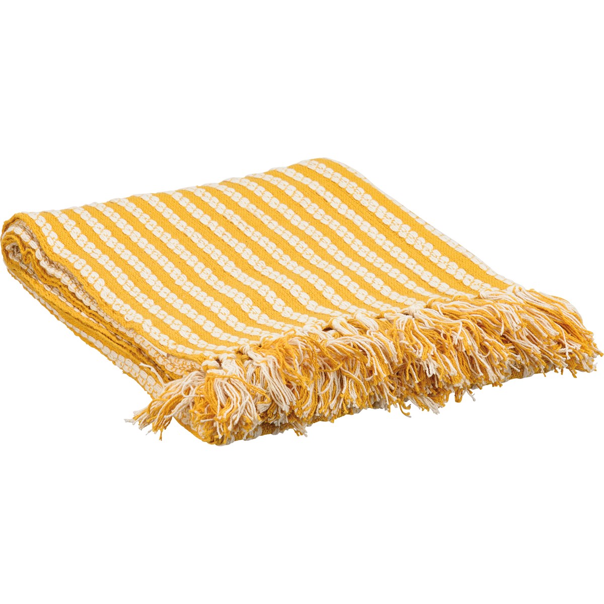 Throw Yellow Stripes