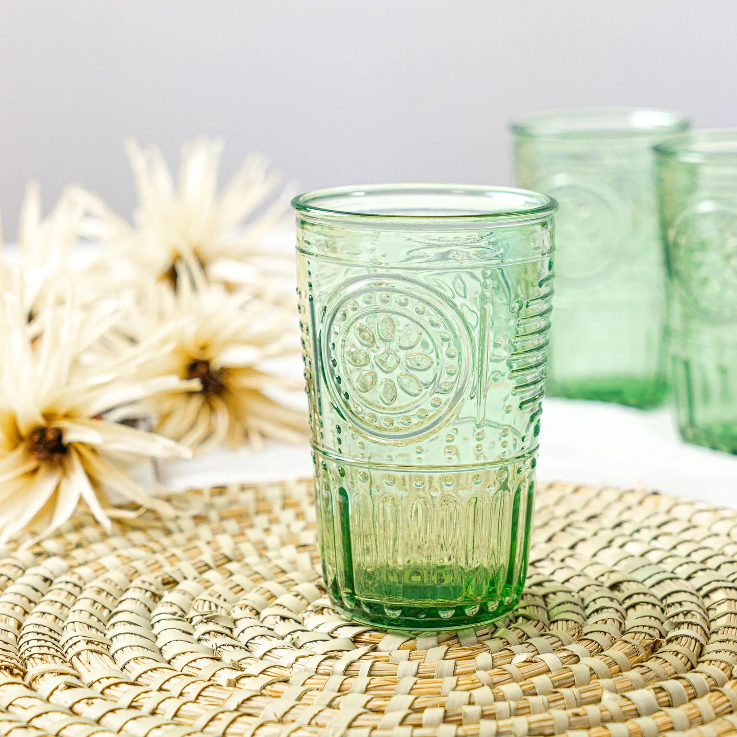 Repro Pink Highball Glass BOR