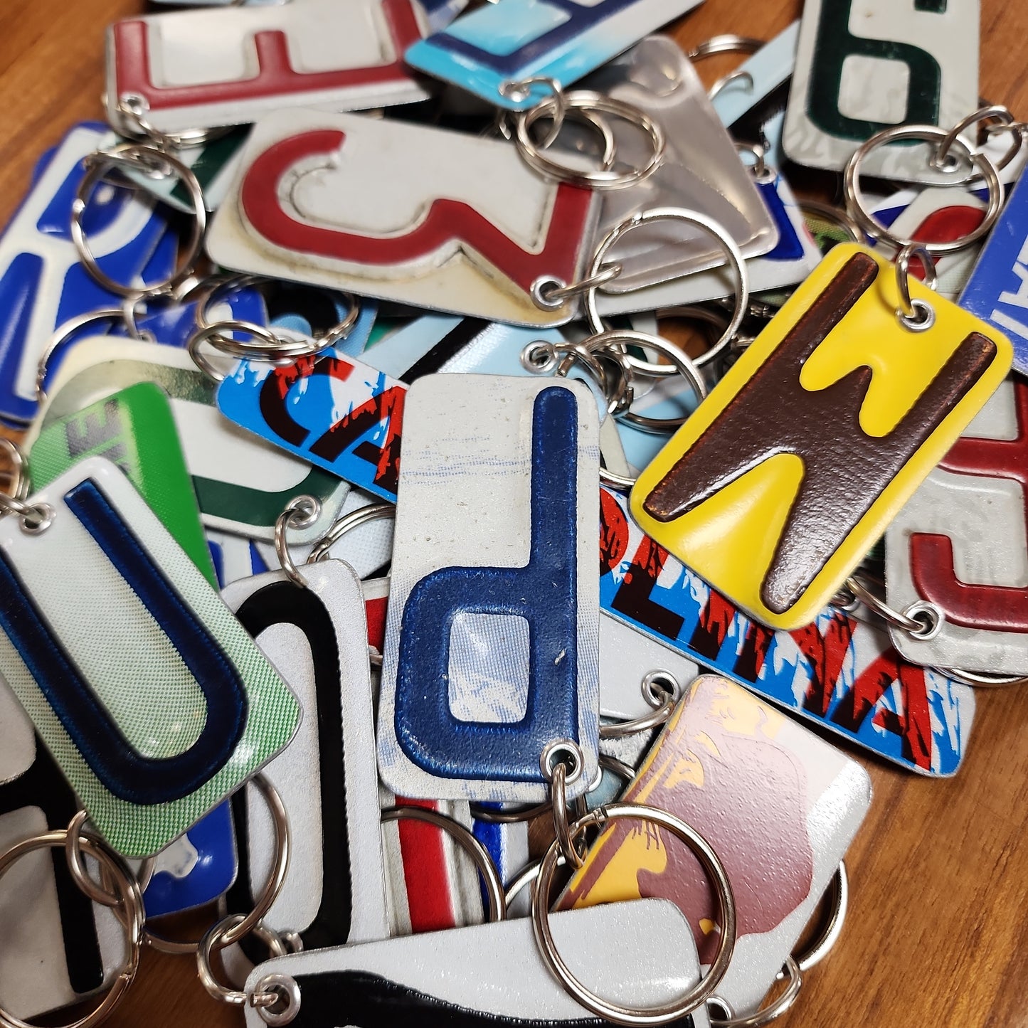 License Plate Keychain