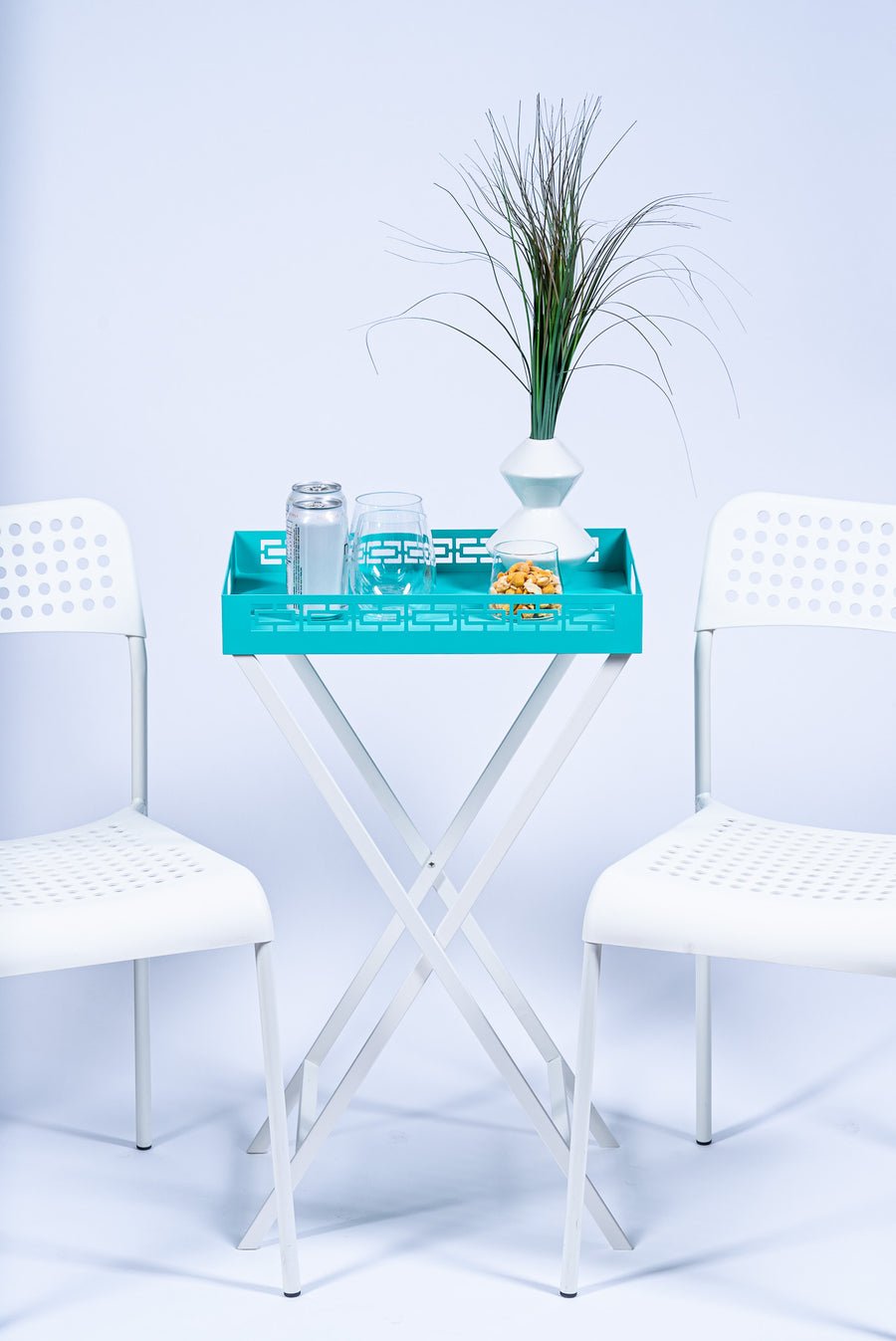 Breeze Block Tray Stand - Vintage MC