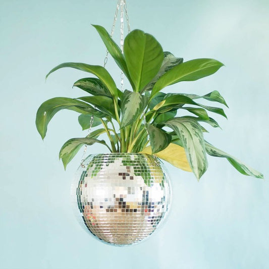 Disco Ball Planter Hanger - Vintage MC