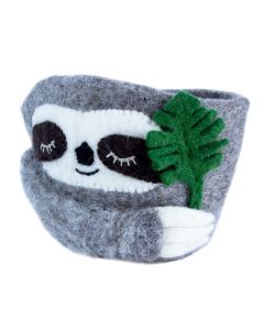 Felted Planter - Vintage MC