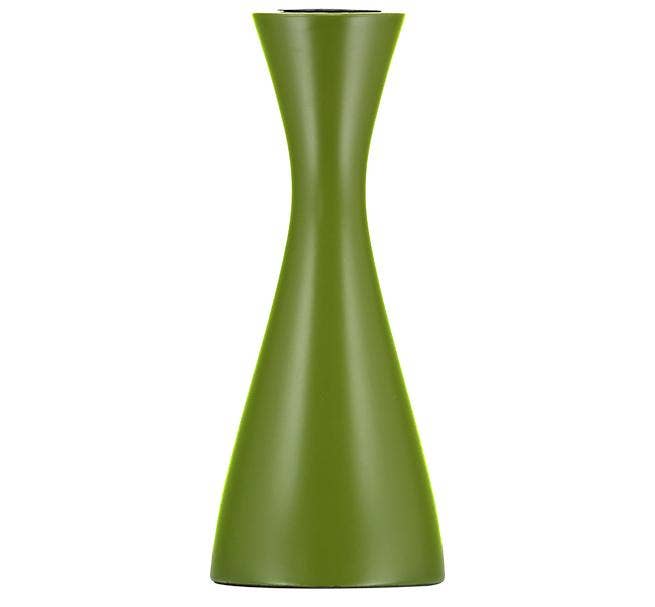 BRITISH COLOUR STANDARD - 15cm H / 5.9'' H Medium Olive Candleholder
