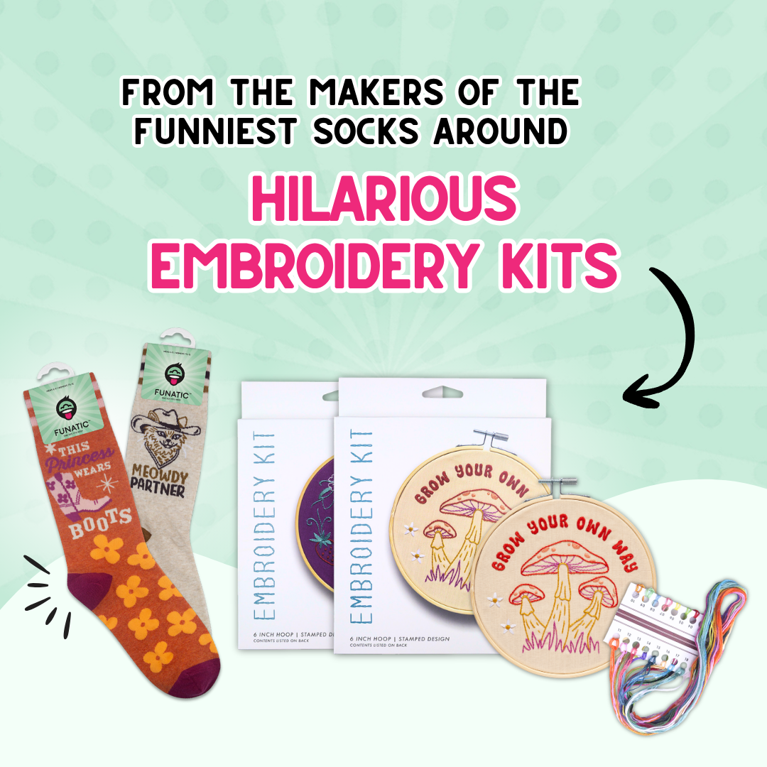 Meowdy Partner Cat Embroidery Kit