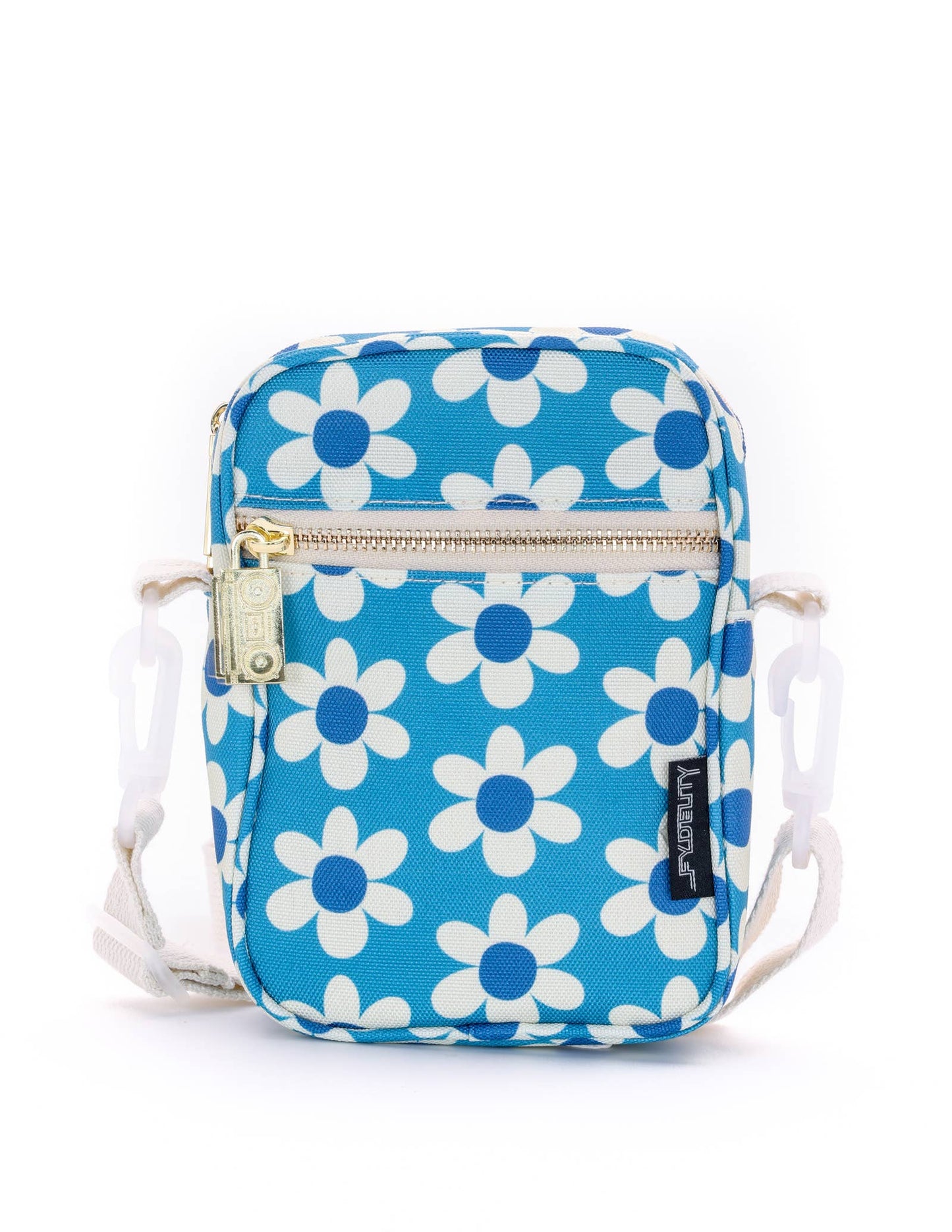 88611: Crossbody Mini Brick Bag | Recycled RPET | Daisy Blue