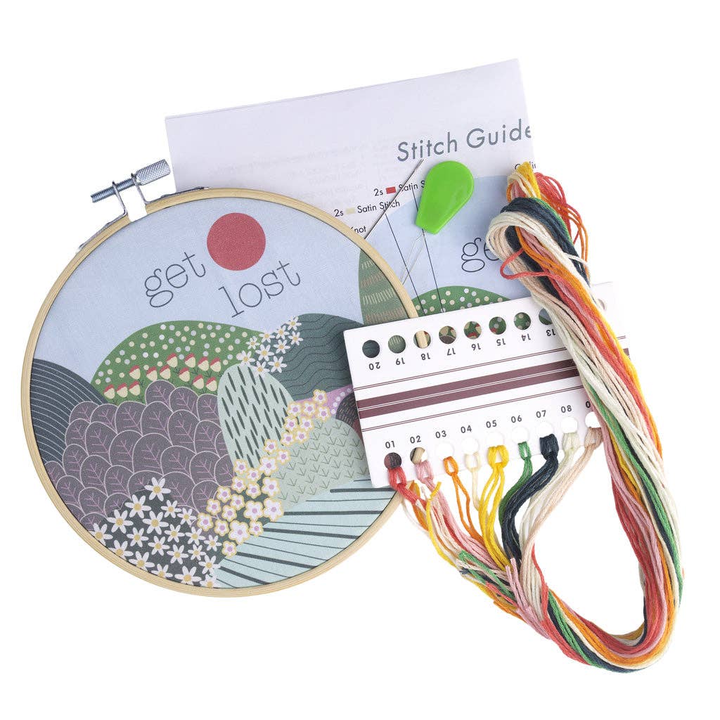 Get Lost | Embroidery Kit
