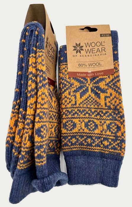Wool Wear of Scandinavia Nordic Stars Wool Socks