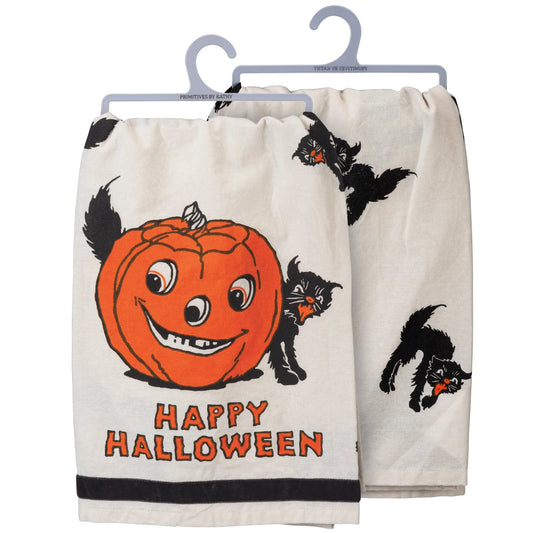 Halloween Retro Kitchen Towel