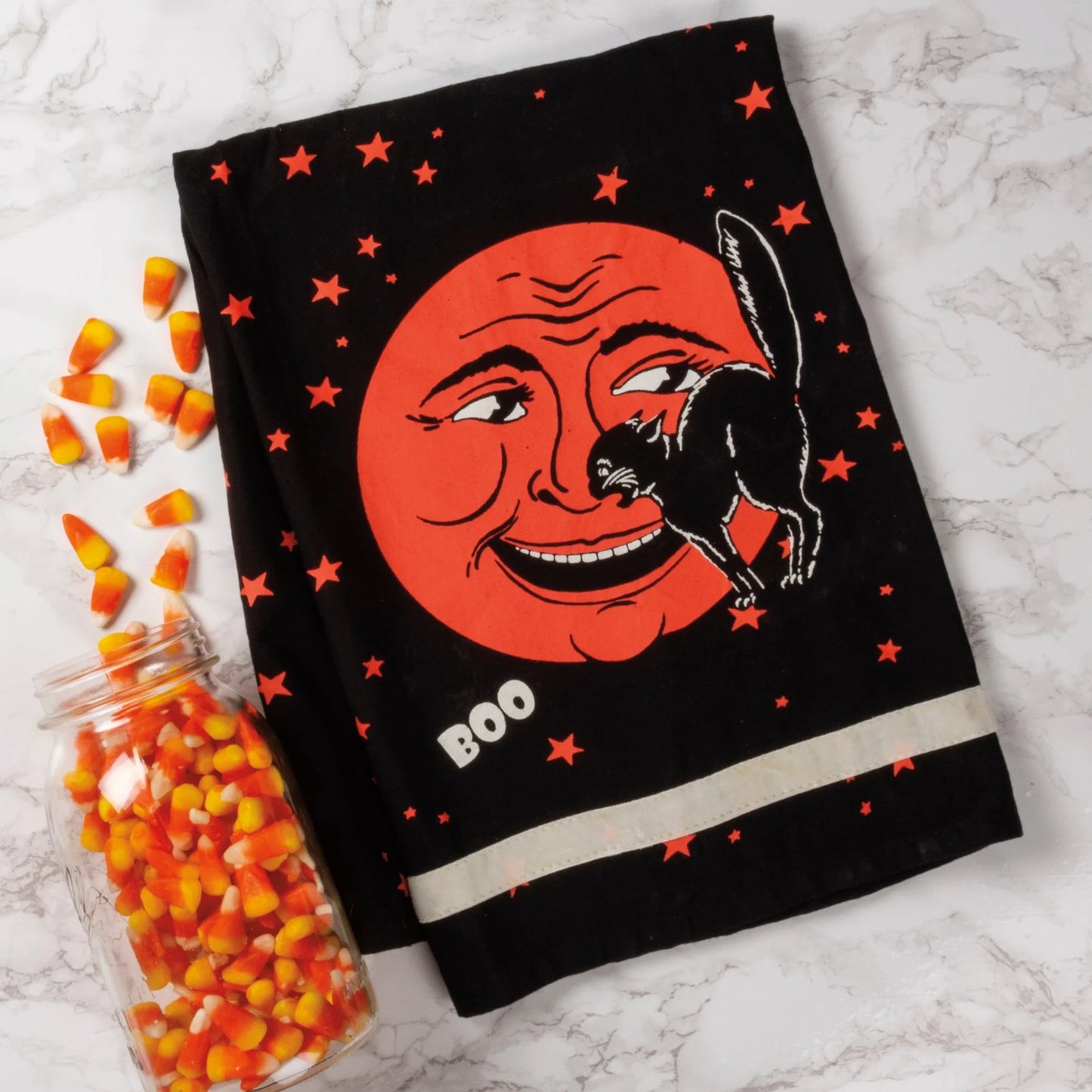 Halloween Retro Kitchen Towel
