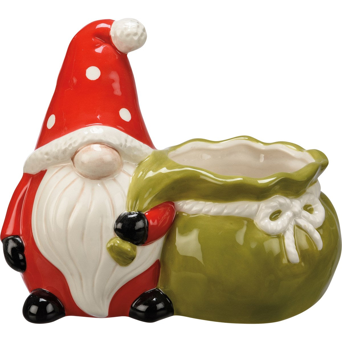 Santa Candle or Candy Holder