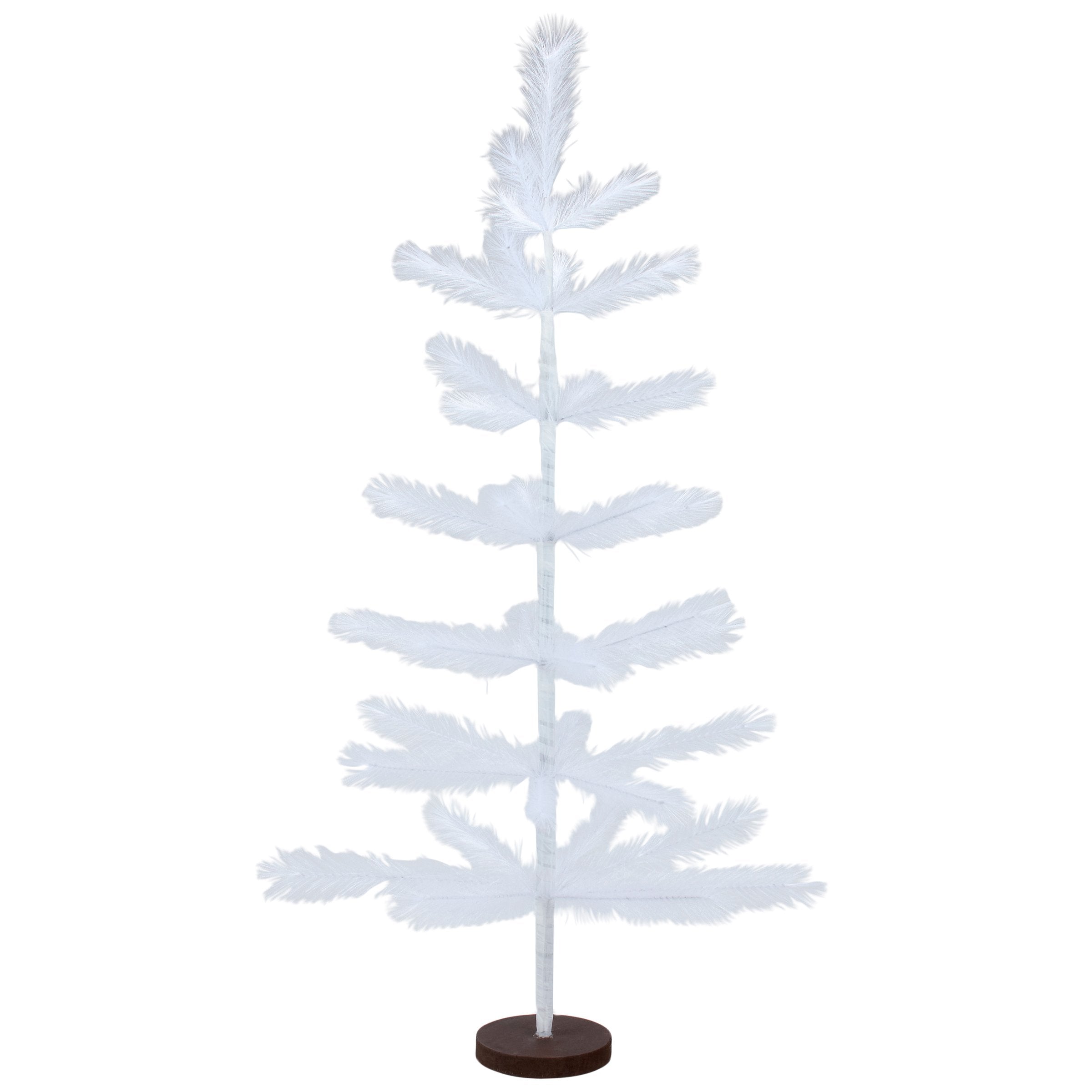Medium White Pampas Christmas Tree