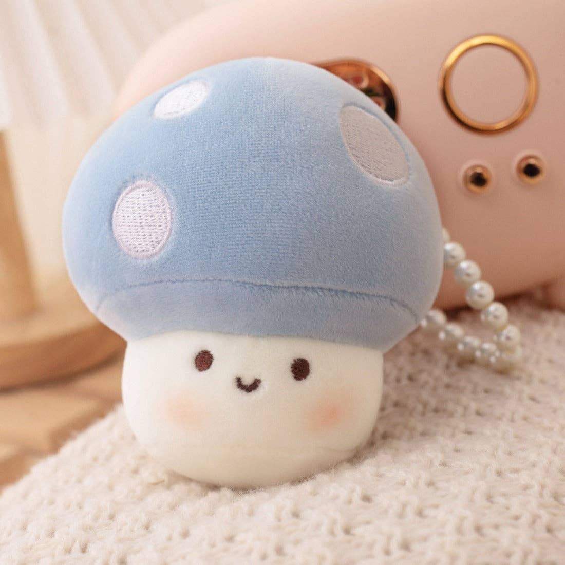 Koco - Macaron-Colored Mushroom Keychain