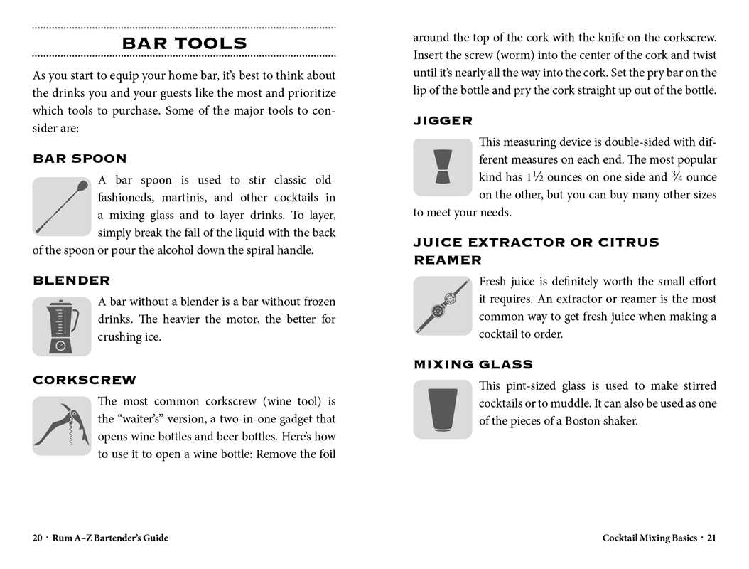 Rum Cocktail Cards A–Z