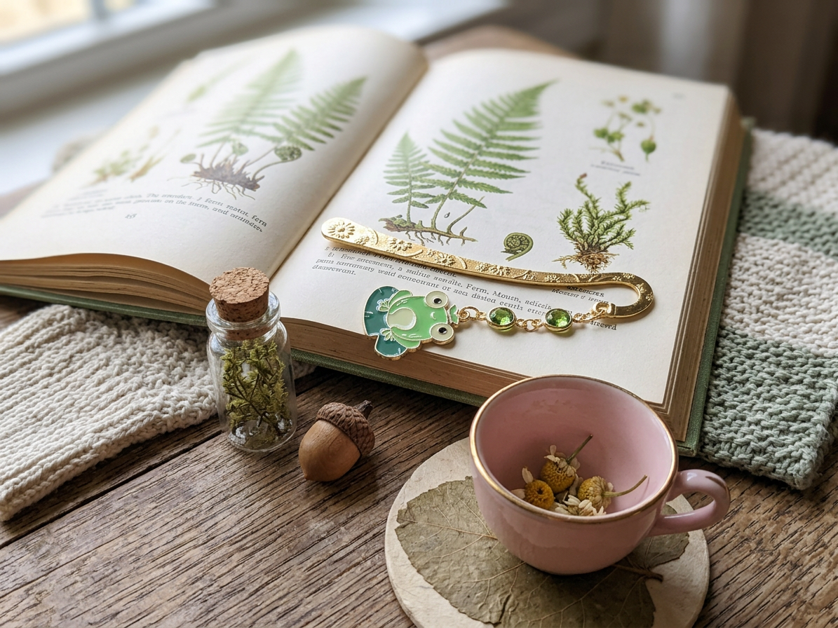 Golden Days Metal Bookmark