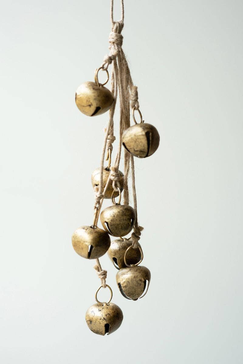 Jingle Bell Bunch on Jute