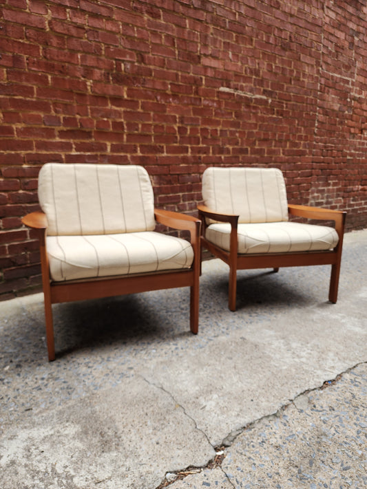 Pair of Danish Arm Chairs by Axel Christiansen