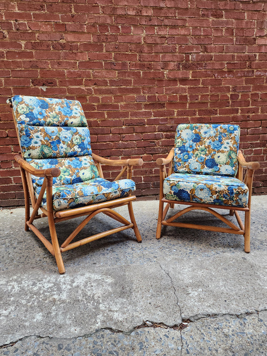 Pair of Bamboo Chairs