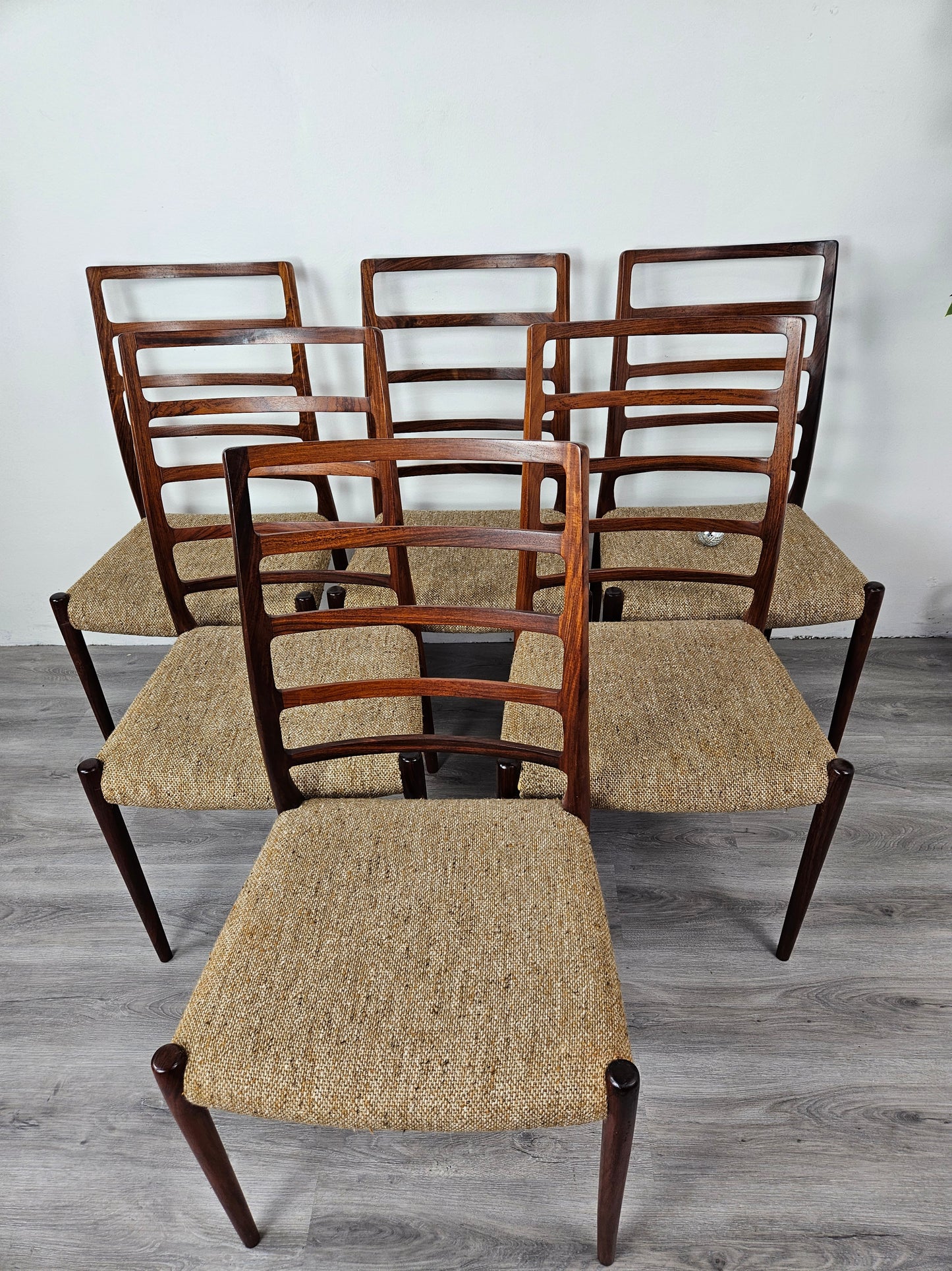 Neils Moller Model 82 Dining Chairs Set of 6