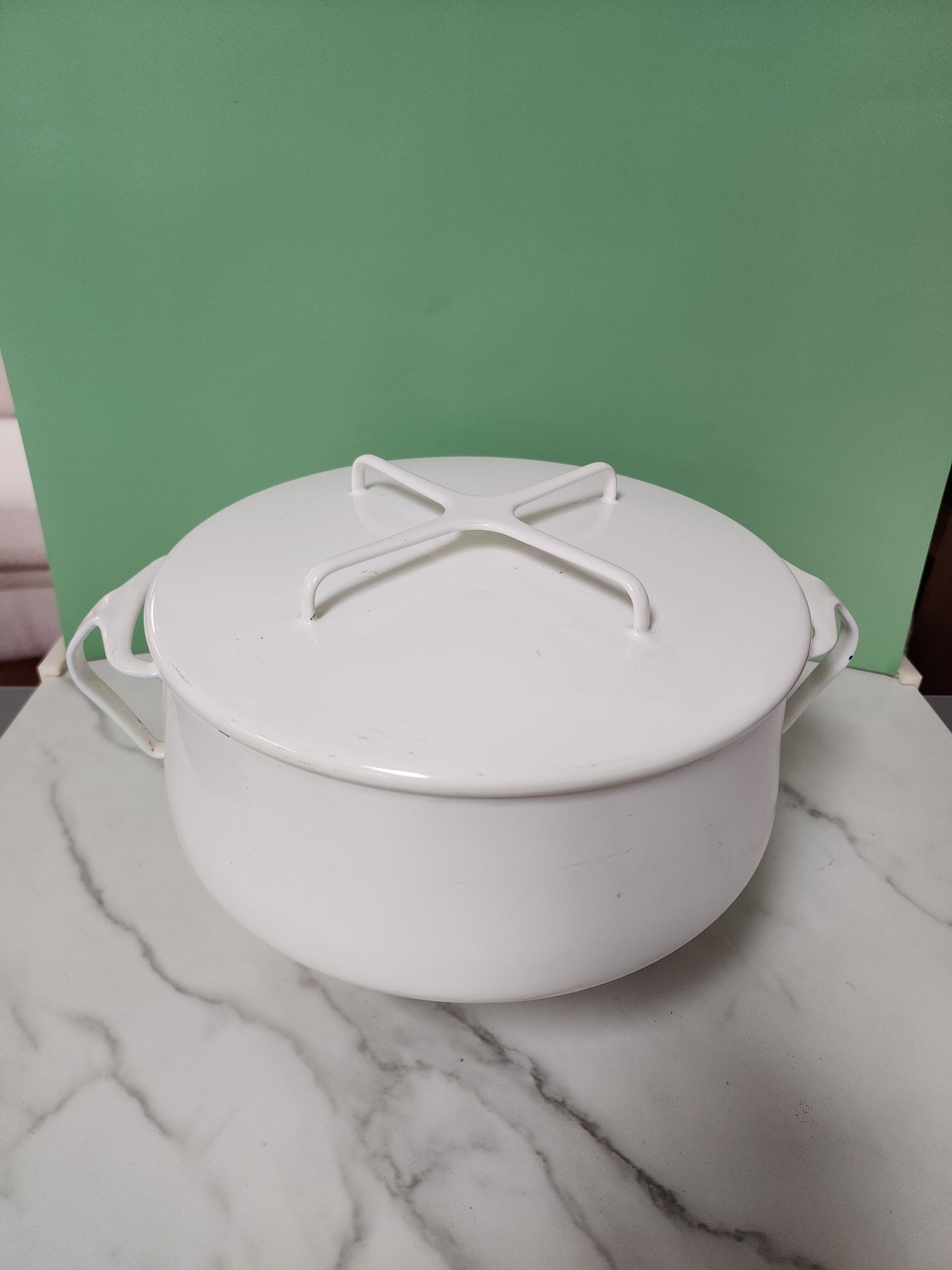 Large White Dansk Kobenstyle Pot