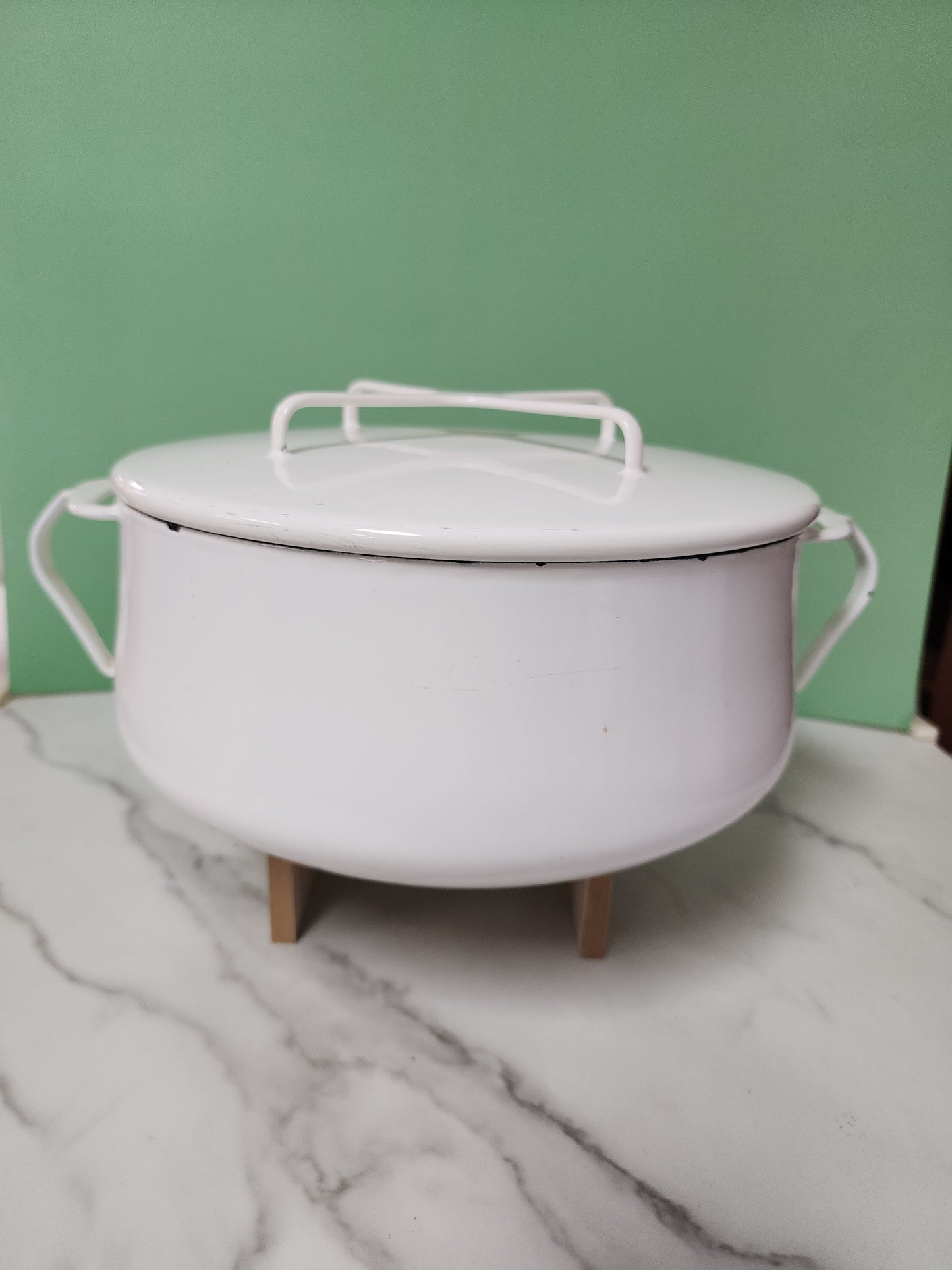 Large White Dansk Kobenstyle Pot