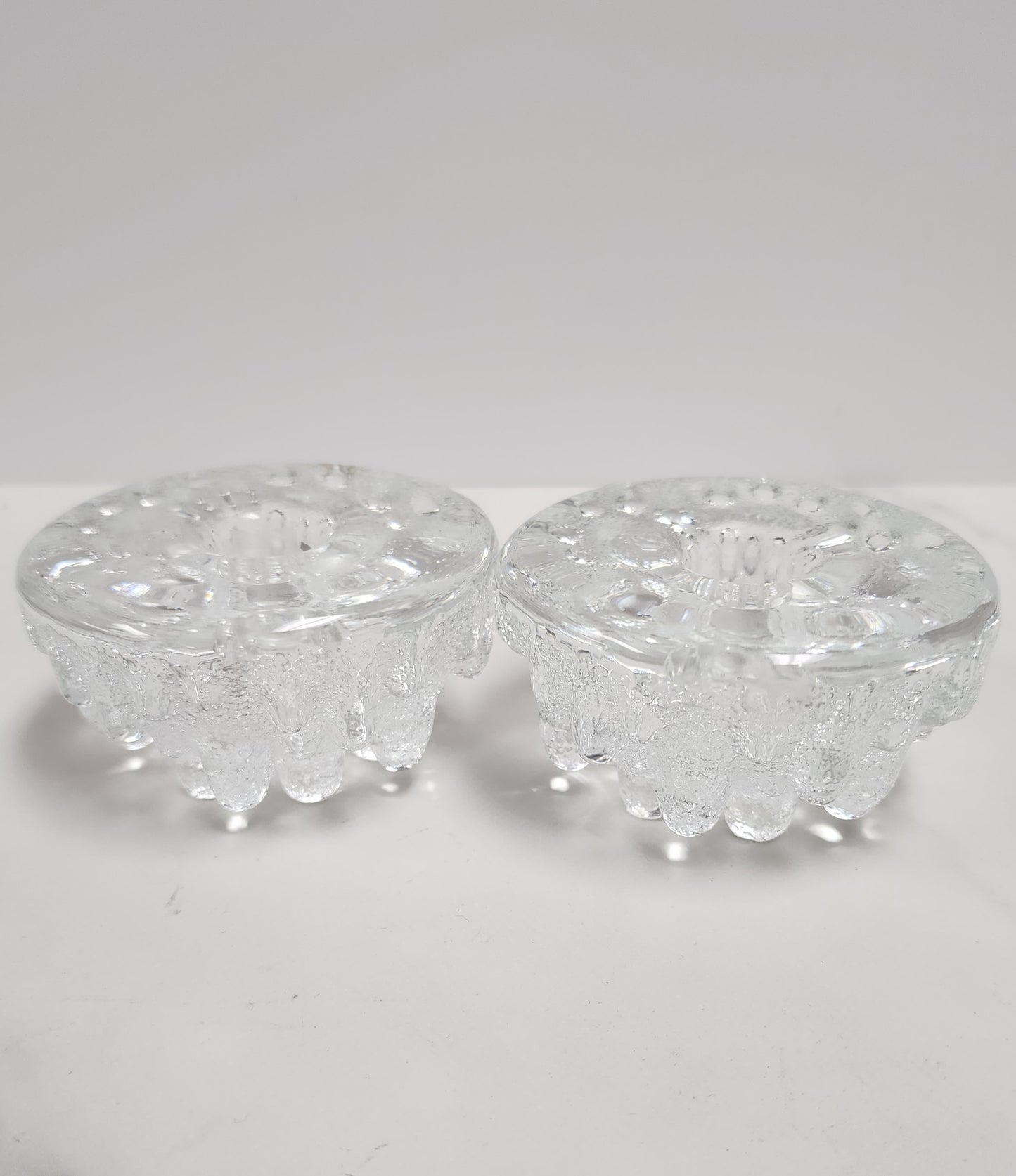 Viking Glass Candle Holders