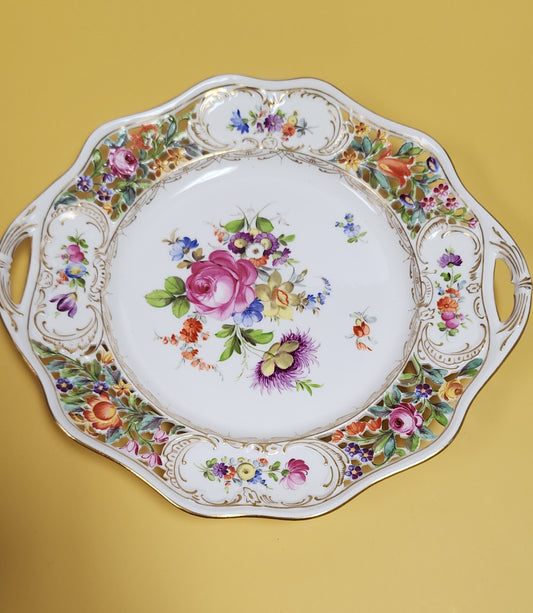 19th Century Porcelain Platter by Dresden