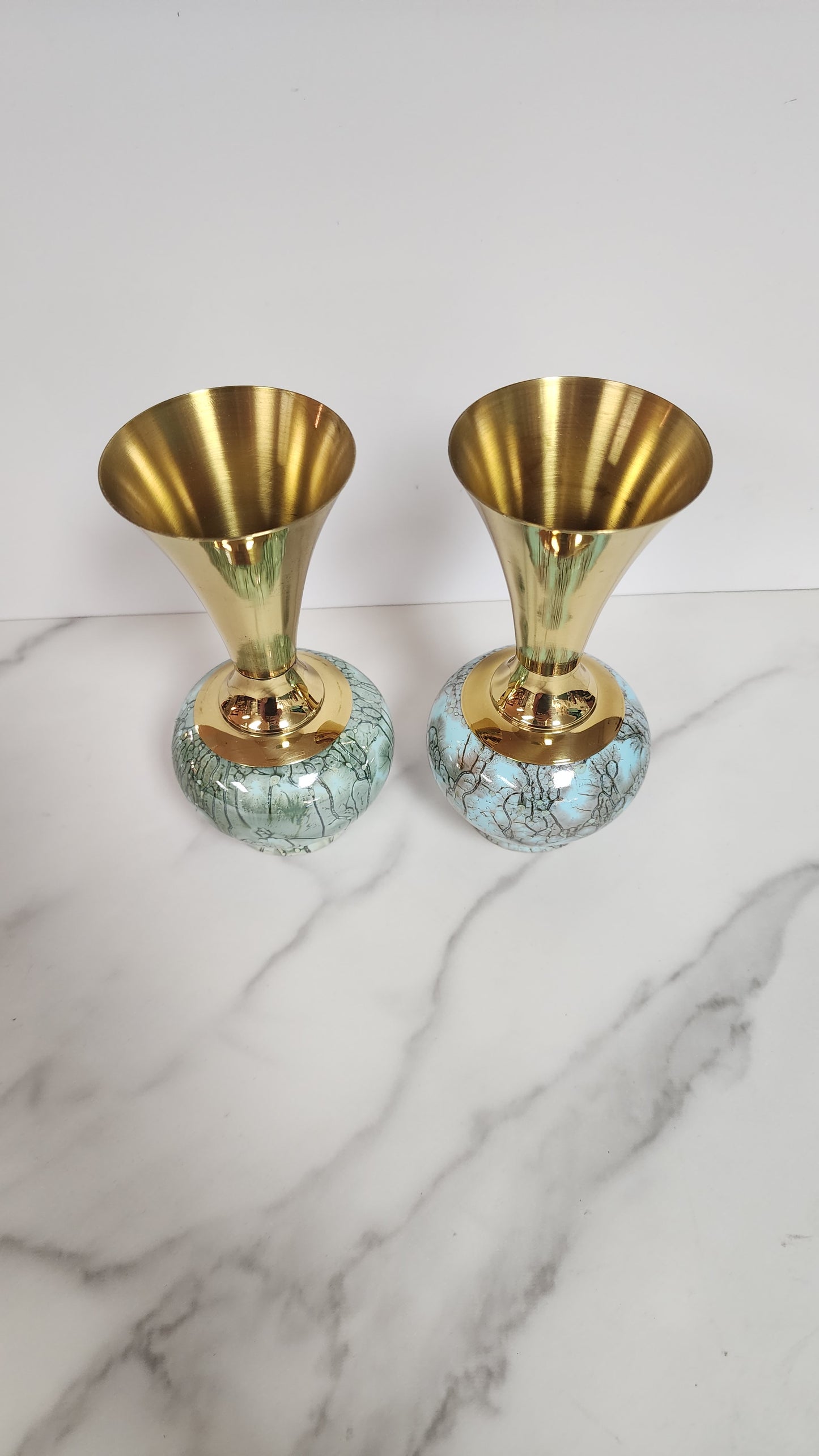 Pair of Delft Vintage Vases