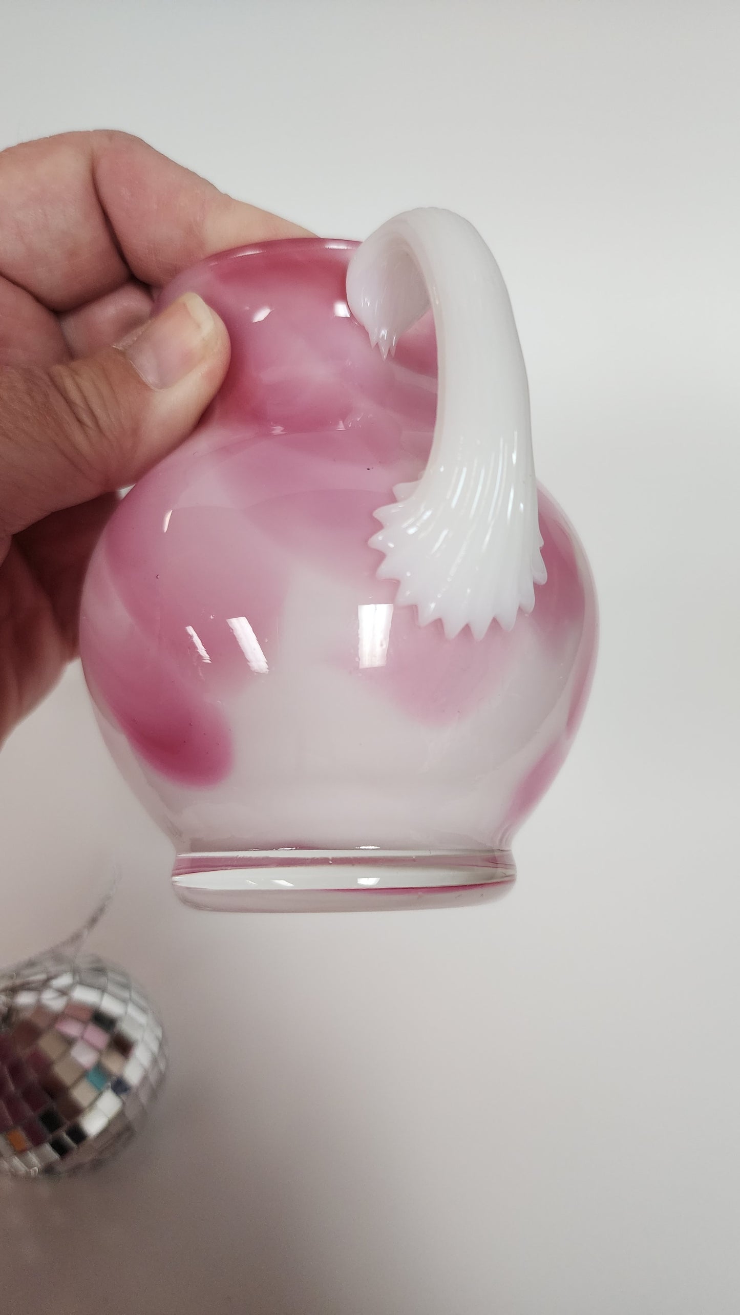 Pilgrim Glass Vintage Pink Pitcher