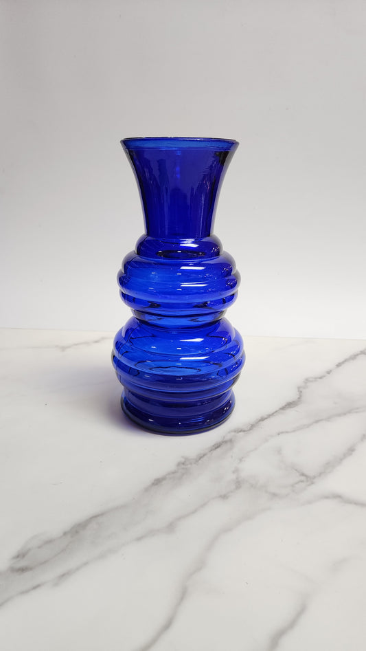 1940s Cobalt Blue Vase