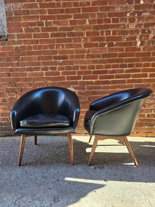 Pair of Milo Laugh Baughman Chairs