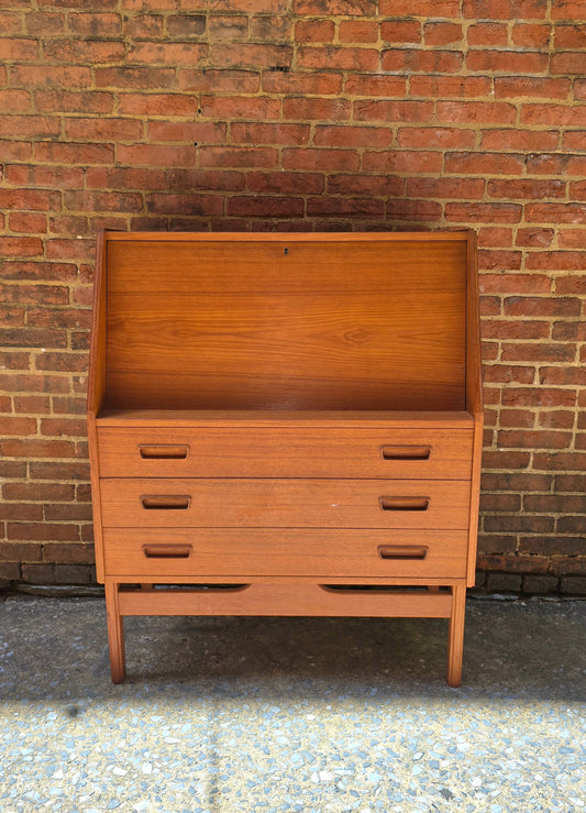 Arne Wahl Iversen Danish Teak Secretary