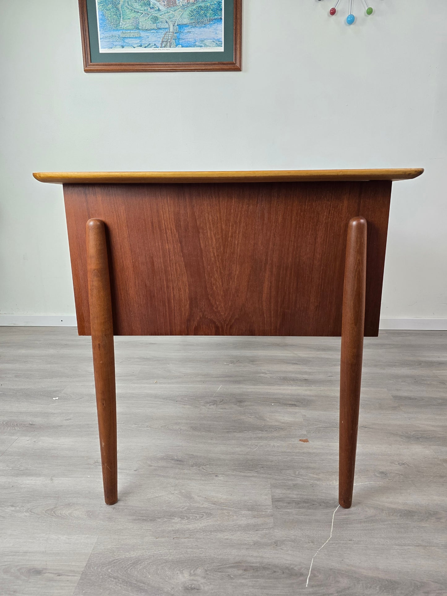 Danish Teak Desk attr to Kai Kristiansen