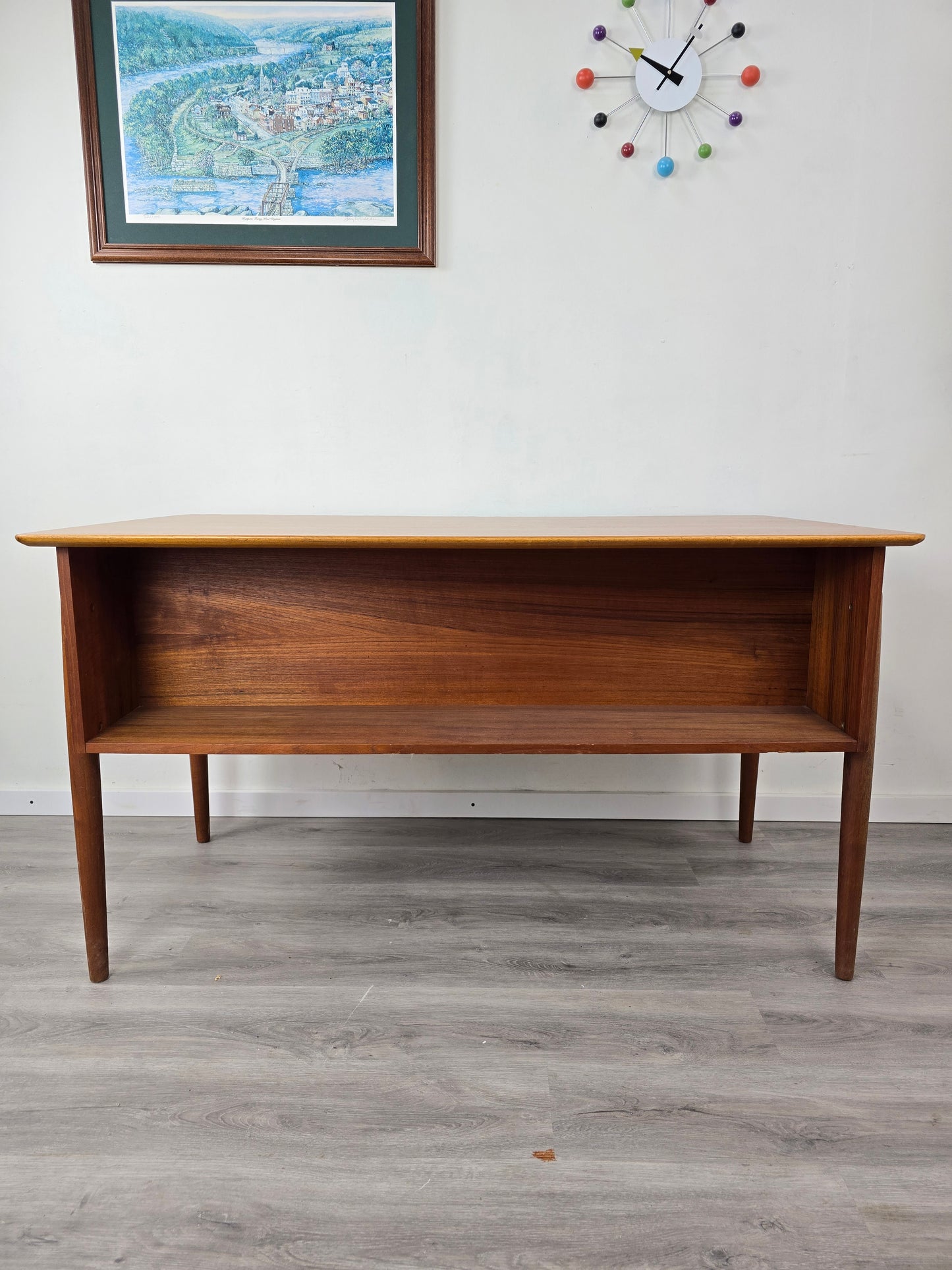 Danish Teak Desk attr to Kai Kristiansen