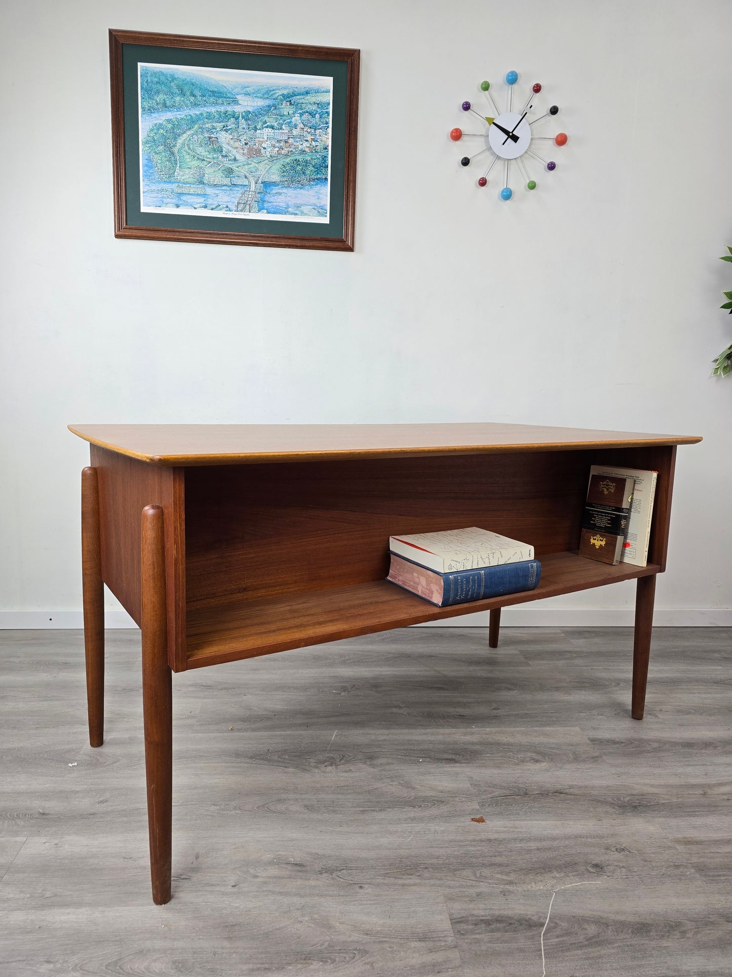 Danish Teak Desk attr to Kai Kristiansen