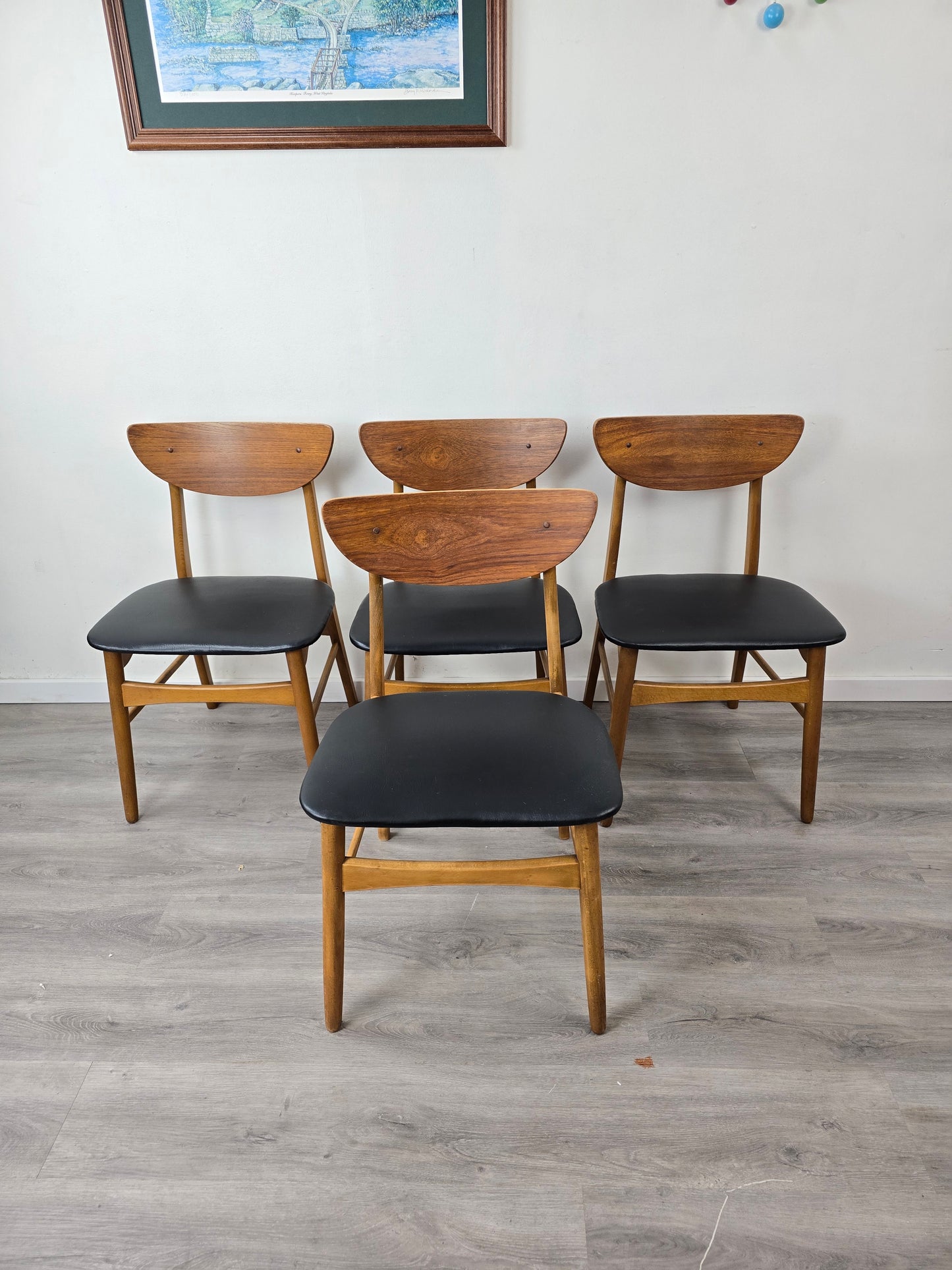 Set of 4 Danish Dining Chairs