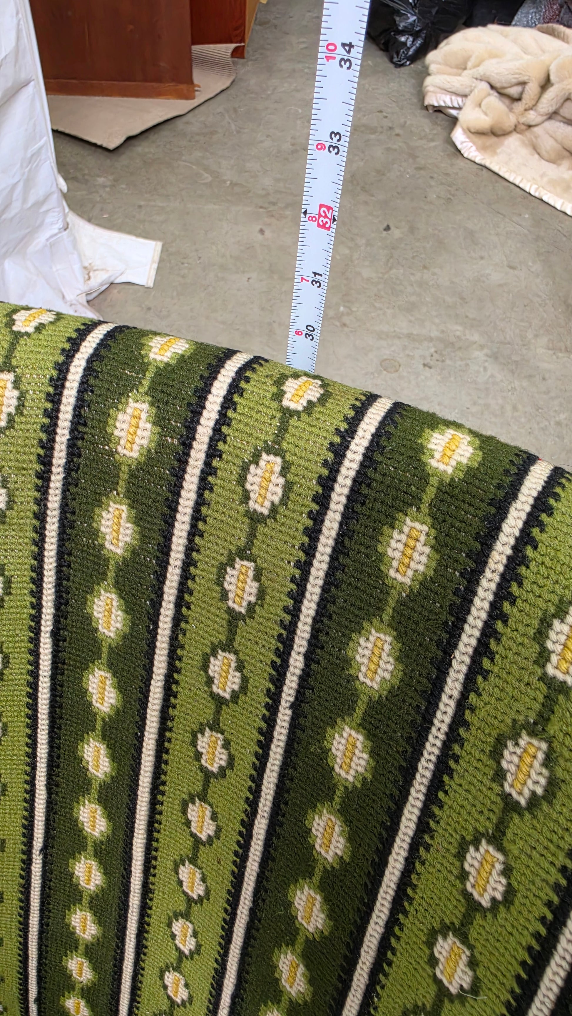 Danish Lounge Chair in Green