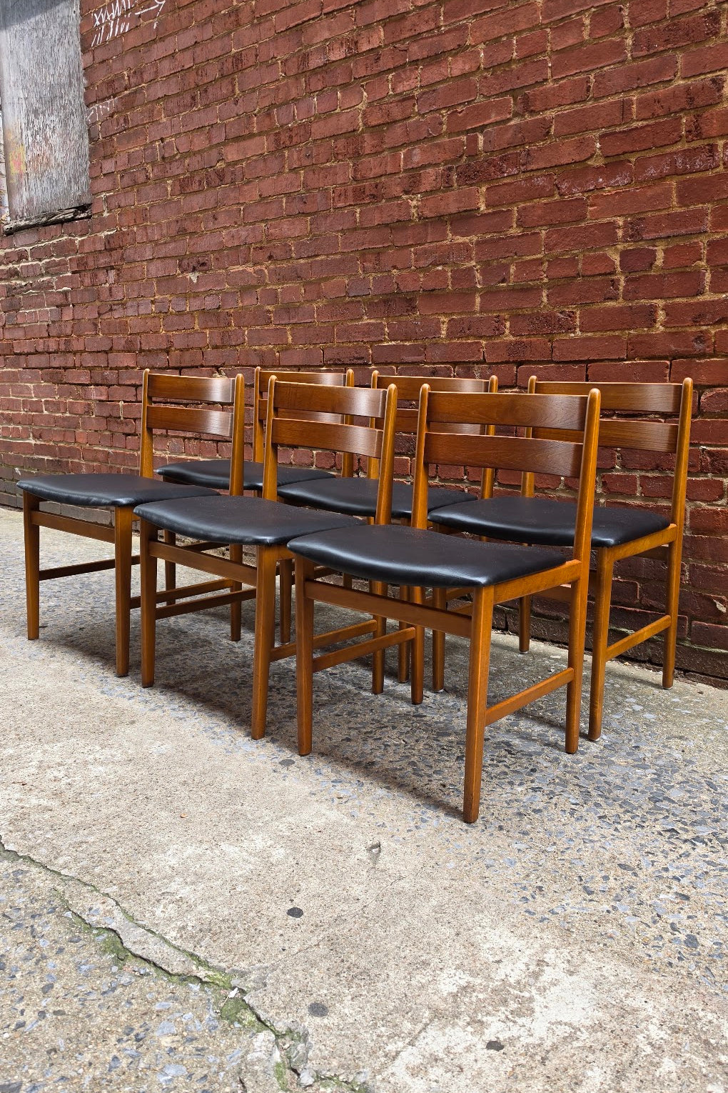 Set of 6 BS Mobler Teak Dining Chairs