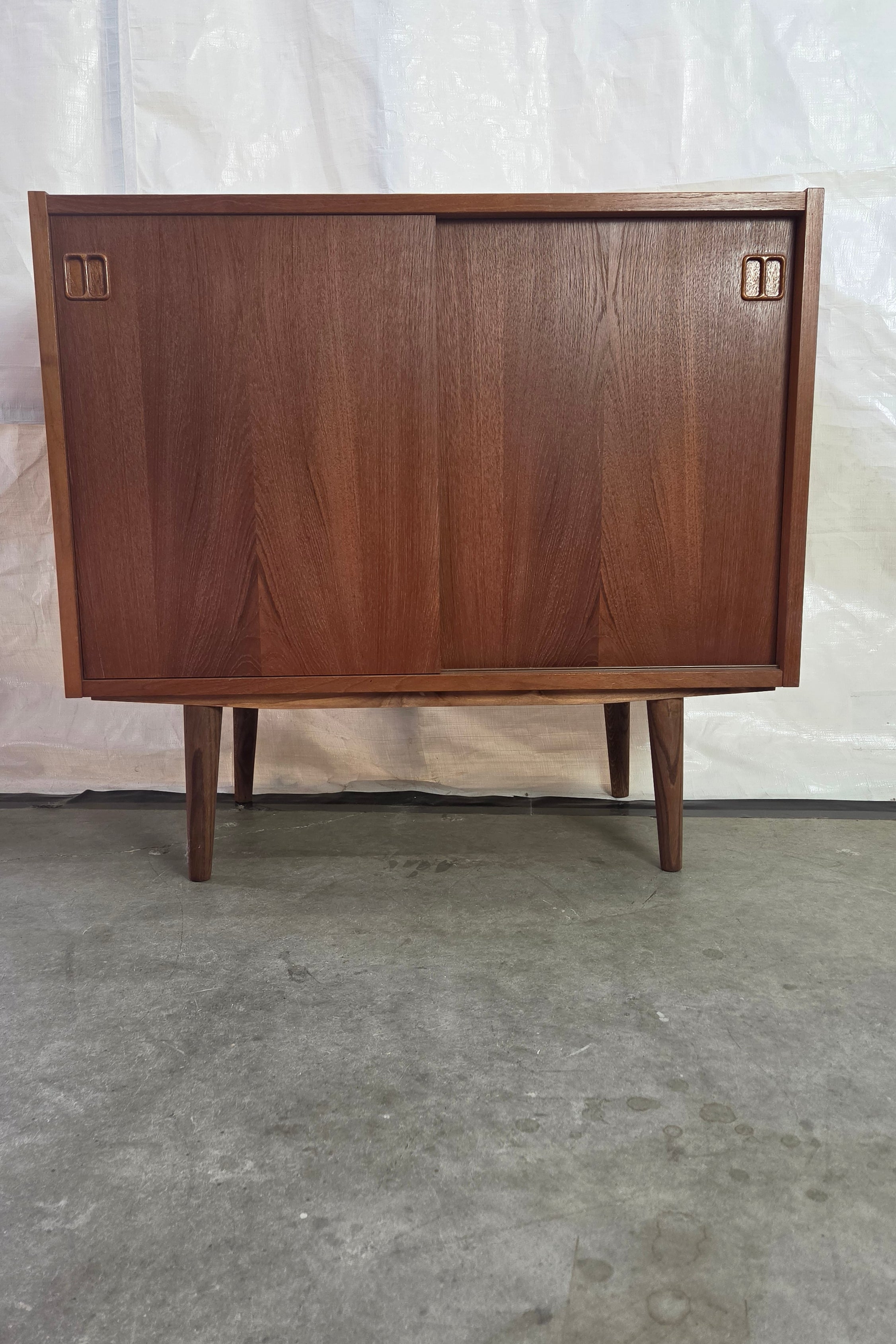 Petite Danish Teak Credenza 3638