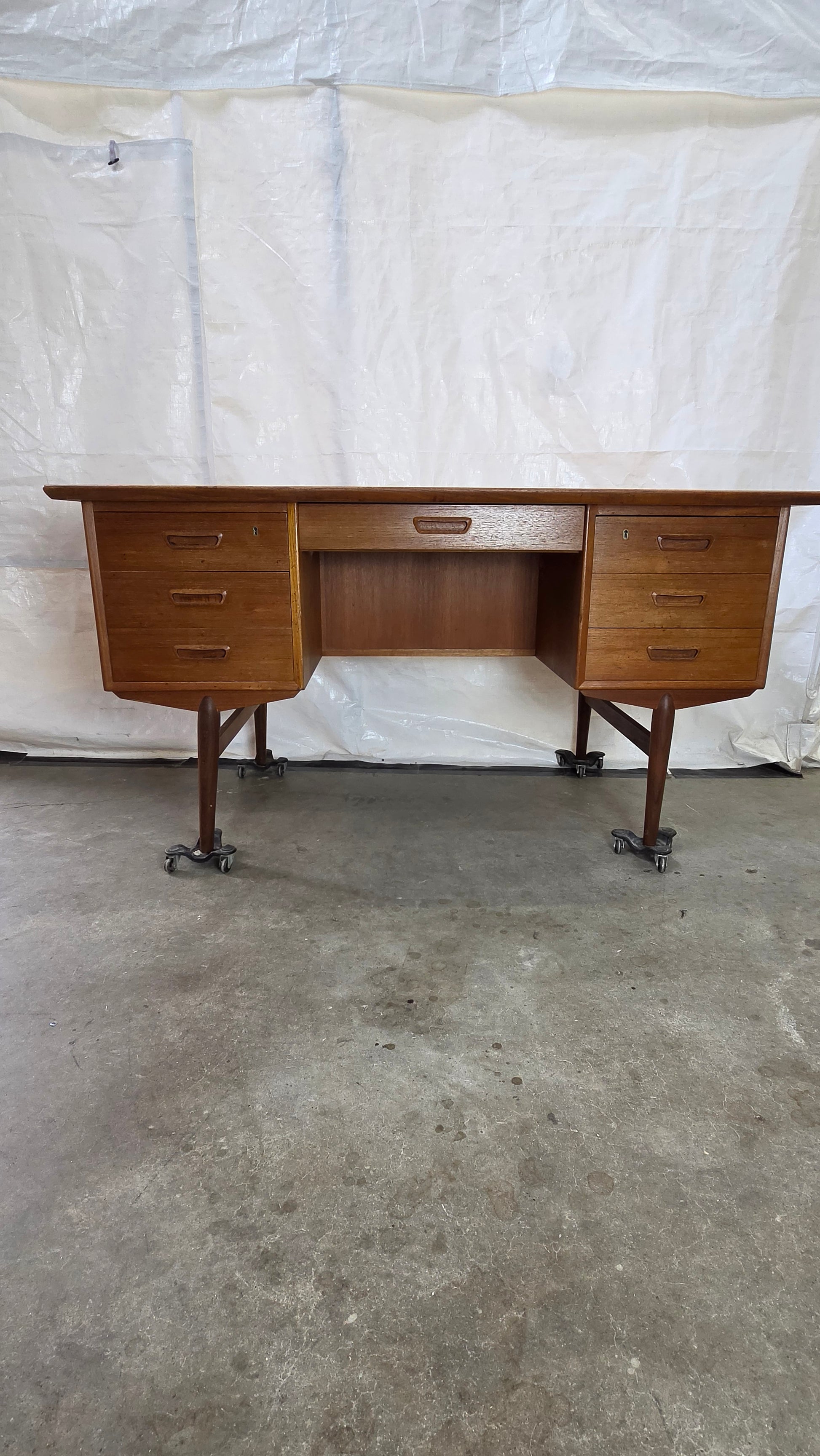 Danish Teak Desk DESK-0526-001