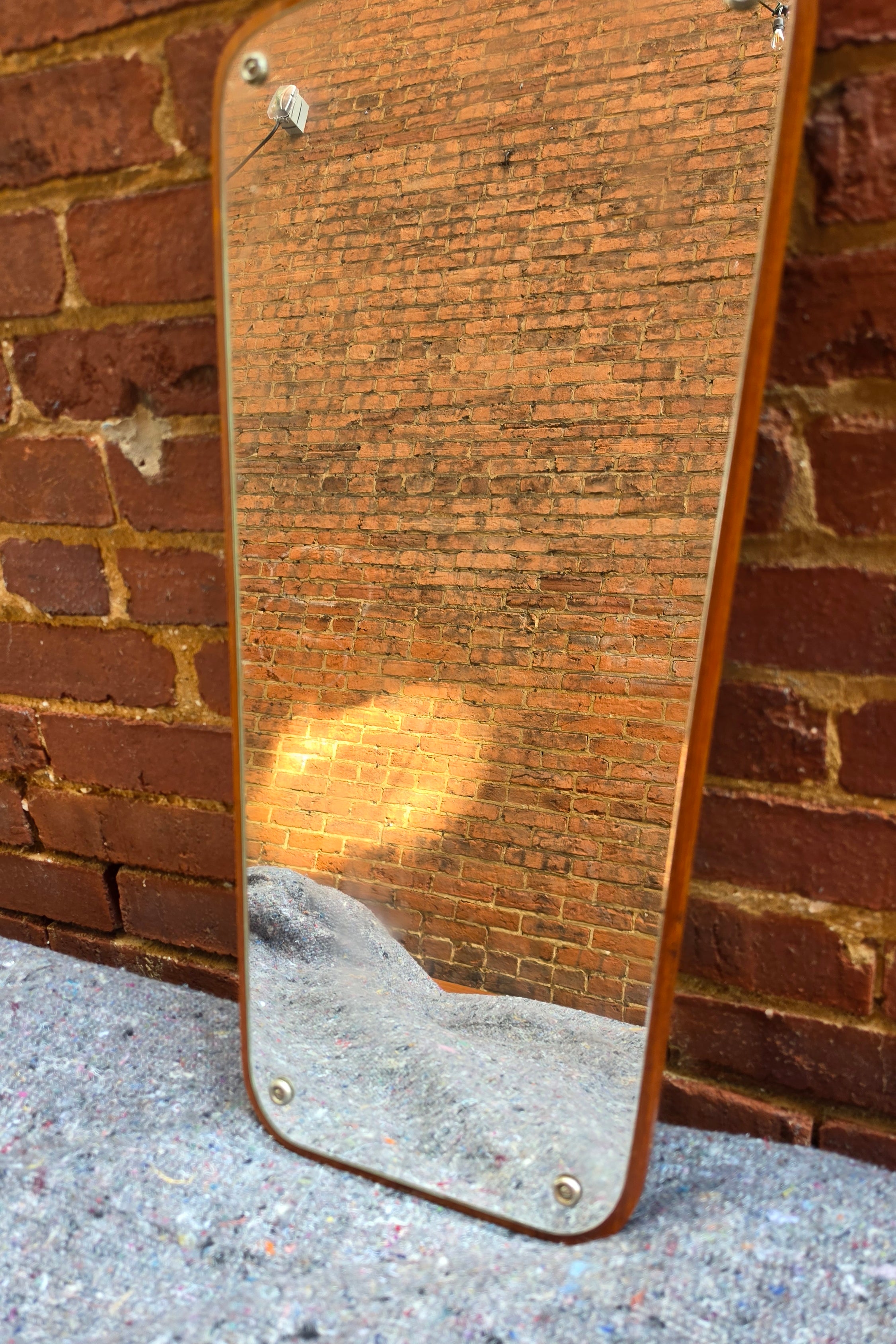 Danish Teak Wall Mirror MIRR-0526-001