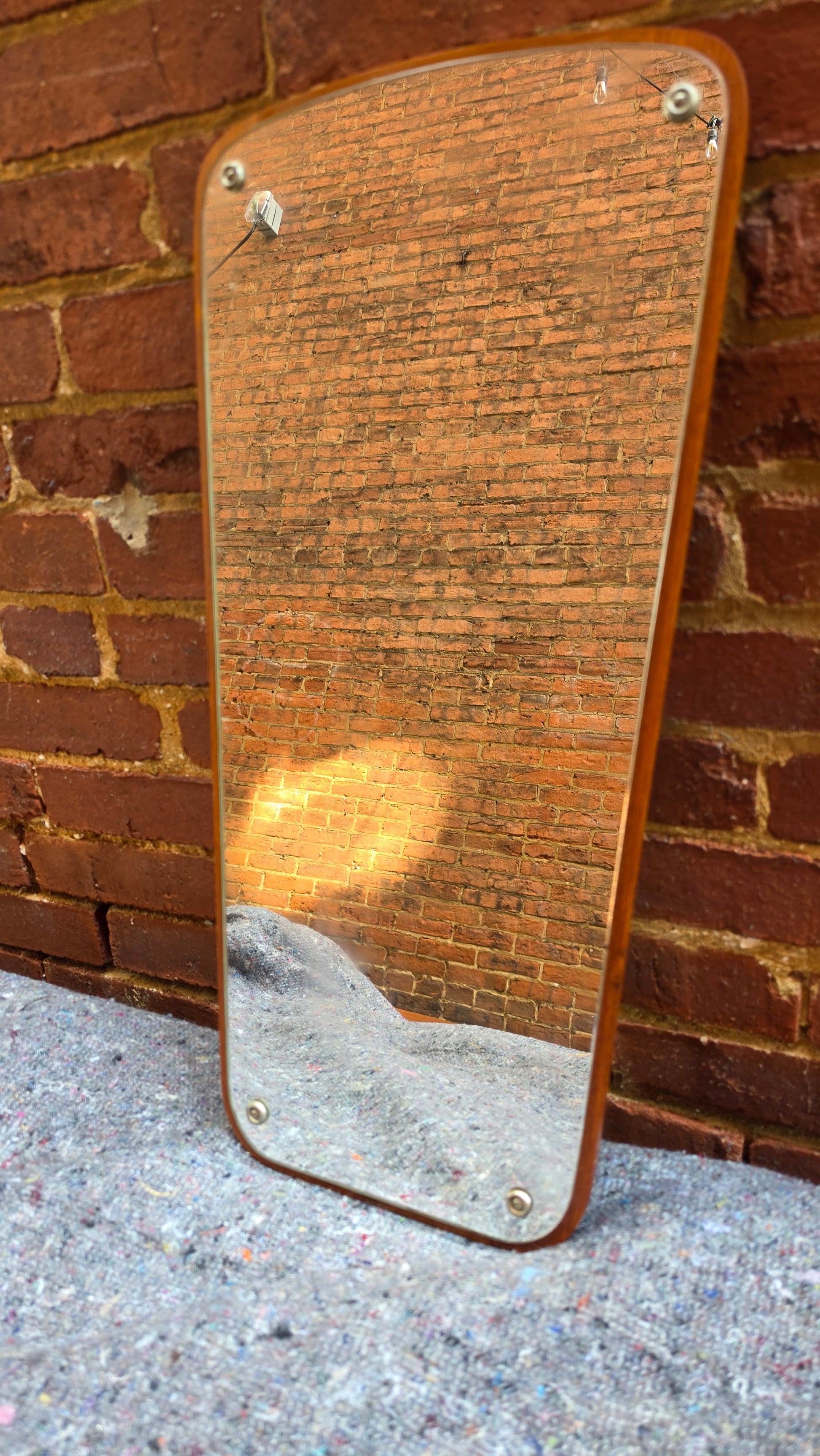 Danish Teak Wall Mirror MIRR-0526-001