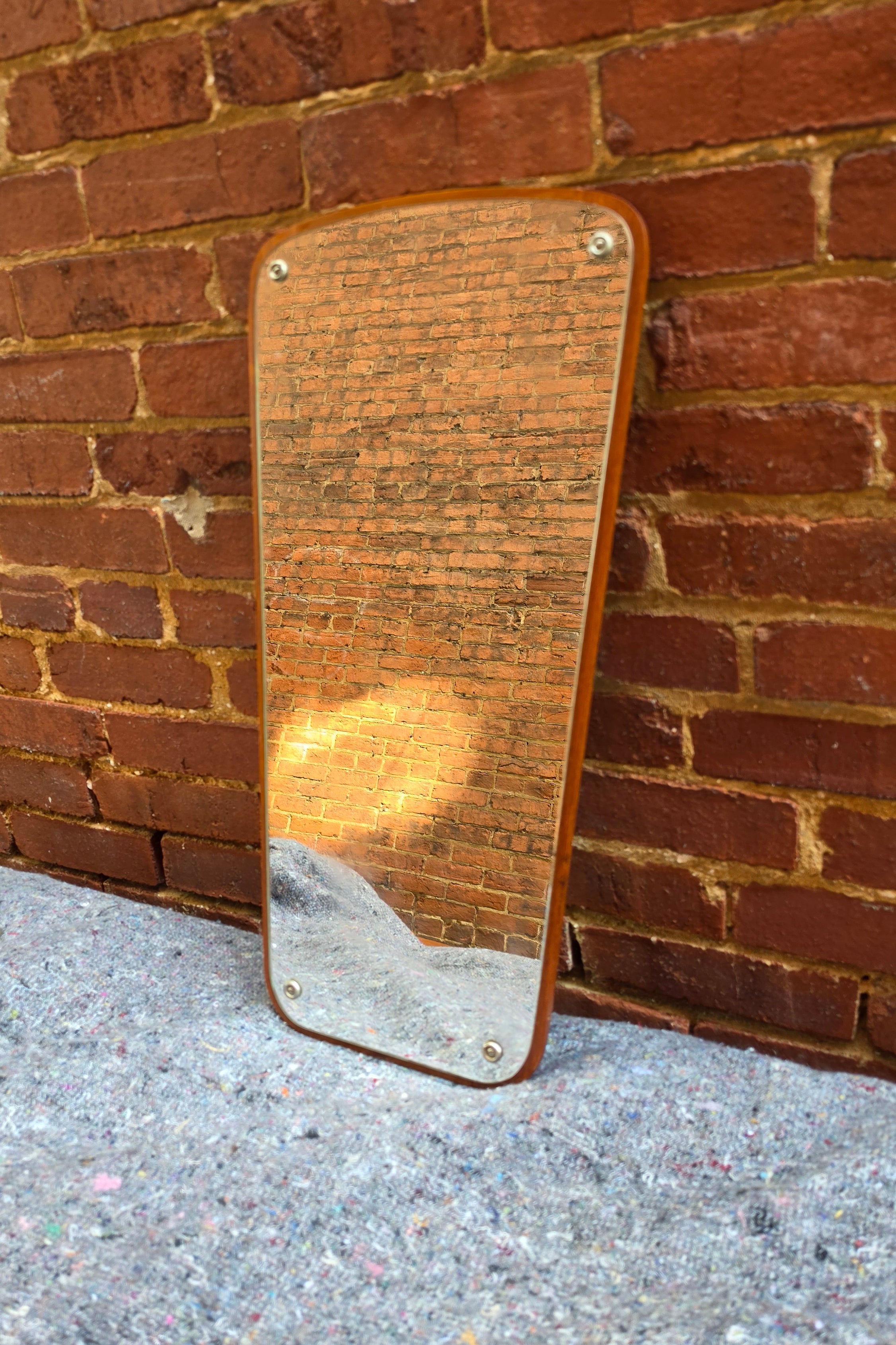 Danish Teak Wall Mirror MIRR-0526-001