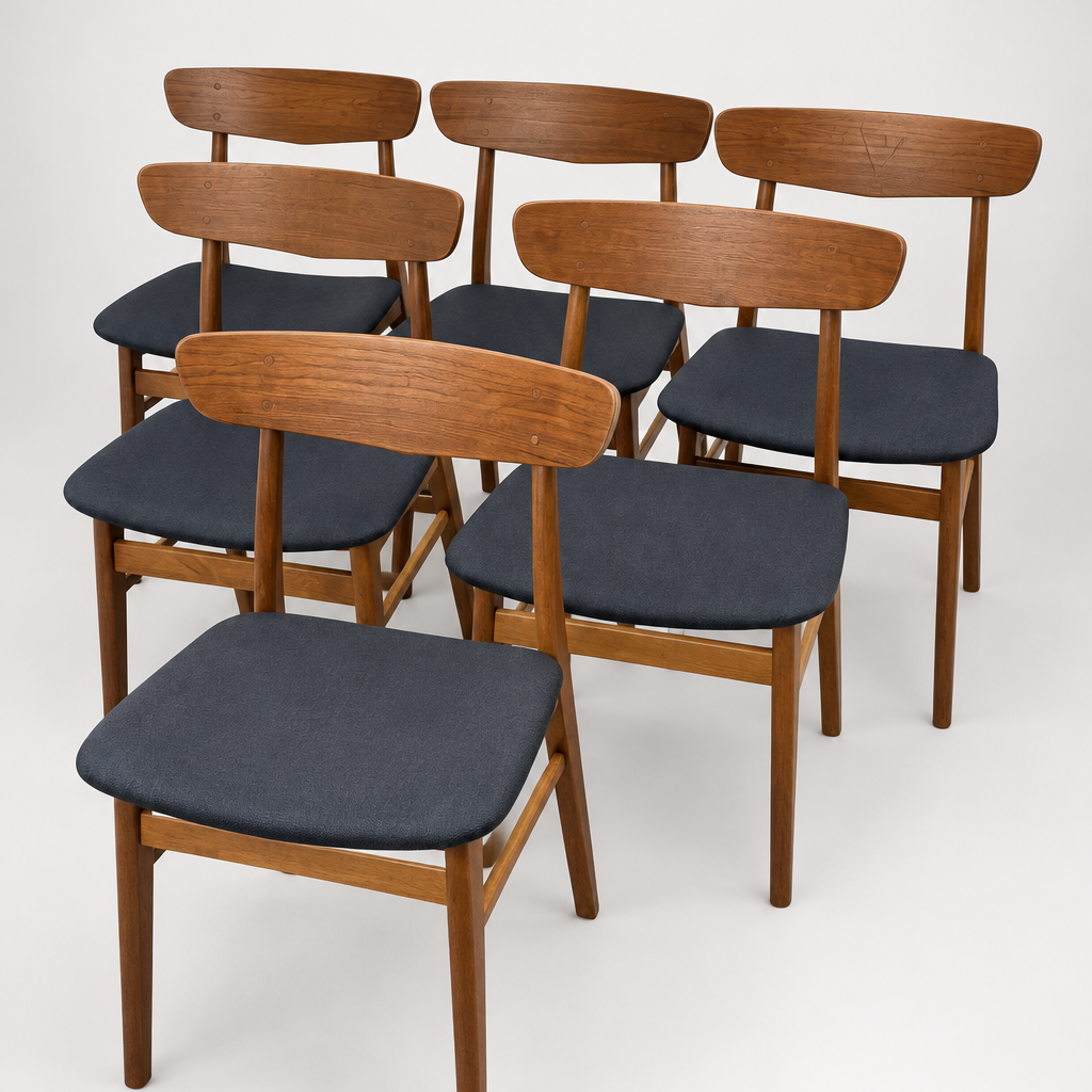 Set Teak Dining Chairs (6) DICH0526002