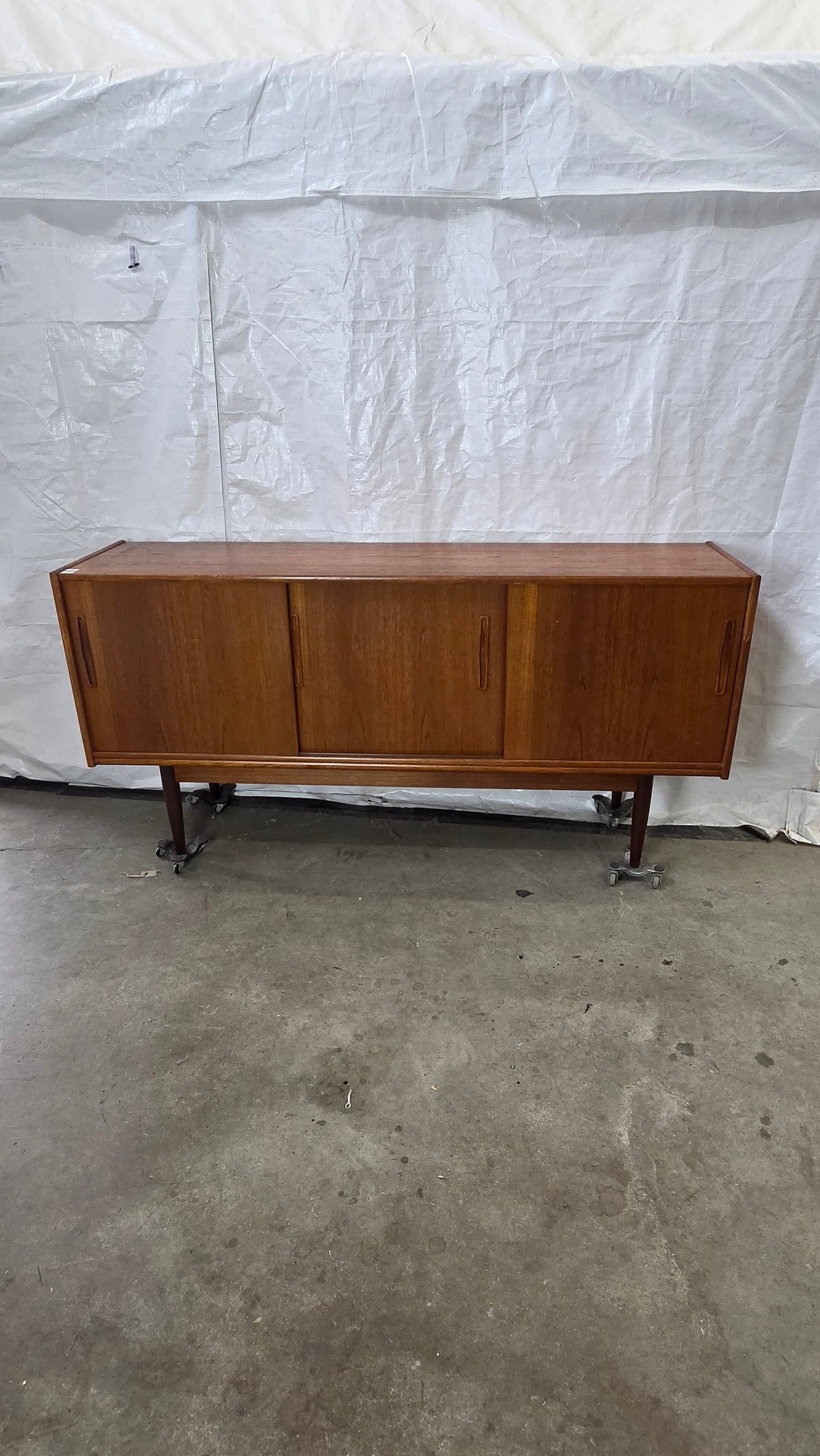 Teak Credenza with Sculptural Pulls CRDZ0526002