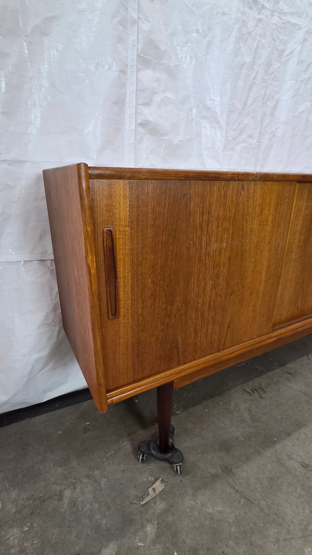 Teak Credenza with Sculptural Pulls CRDZ0526002